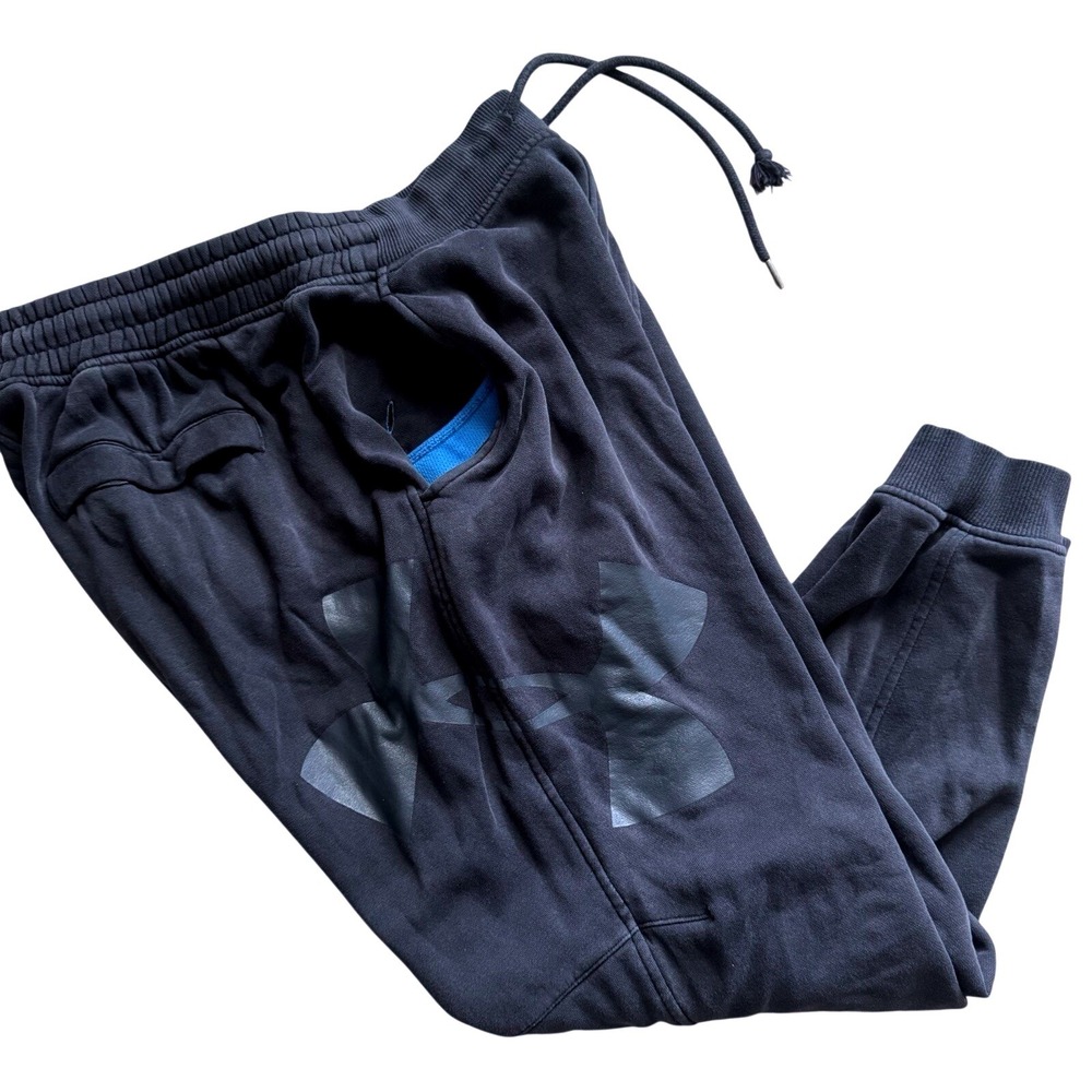 Under Armour Rival Cold Gear Sweatpant Joggers Black Men's Large